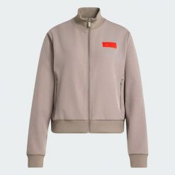 BLUZA DRESOWA AUDI REVOLUT F1 TEAM ELEVATED. Brązowe bluzy damskie Adidas, l, bez wzorów, z dresówki, bez kaptura. Za 529.00 zł.