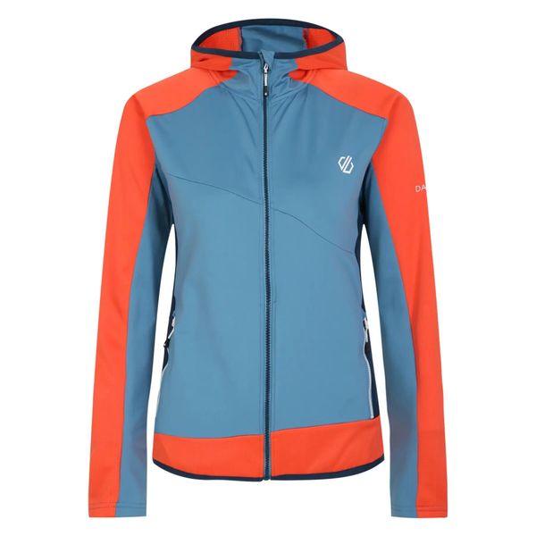 Damska kurtka z kapturem Dare 2B Traversing. Niebieskie bluzy sportowe damskie Dare 2b, bez wzorów, z materiału, z kapturem. Za 284.80 zł.