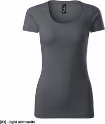 MALFINI Action 152 - ADLER - Koszulka damska, 180 g/m, 5% elastan, 95% bawełna, - light anthracite M. T-shirty damskie Malfini, m, bez wzorów, z bawełny, bez kołnierzyka. Za 37.94 zł.