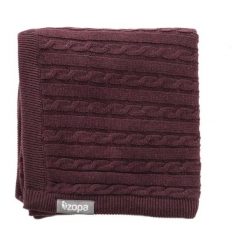 Zopa Dětská Deka Premium, Dark Bordeaux. Kocyki dla dzieci Zopa. Za 145.50 zł.