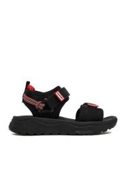 Hunter Sandały CEO-CP92-26359(CH) Czarny. Czarne sandały chłopięce Hunter, ze skóry, bez zapięcia. Za 149.99 zł.