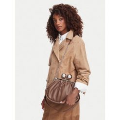 Torebka Weekend Max Mara. Brązowe torebki do ręki damskie Weekend Max Mara, bez wzorów, wizytowe, bez dodatków. Za 2,084.00 zł.