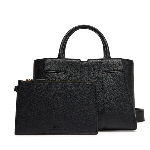 Torebka Elisabetta Franchi. Czarne torebki do ręki damskie Elisabetta Franchi, bez wzorów, klasyczne, bez dodatków. Za 1,179.00 zł.