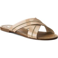 Klapki BALDININI - 898710XZARA989898RCX Tamarind. Brązowe klapki damskie Baldinini, z lakierowanej skóry. W wyprzedaży za 819.00 zł.