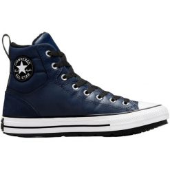Trampki Converse Chuck Tas Berkshire Boot. Niebieskie trampki męskie Converse, bez wzorów, ze skóry ekologicznej, bez zapięcia. Za 490.00 zł.