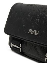 Guess Saszetka HMBOMG P5464 Czarny. Czarne saszetki męskie Guess, ze skóry. Za 419.99 zł.