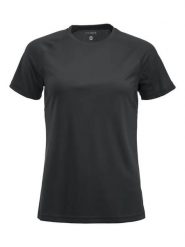 Clique Premium Active-T Women – Sportowa koszulka o wysokiej oddychalności. Czarne koszulki sportowe damskie CLIQUE, l, bez wzorów, bez kołnierzyka, bez ramiączek. Za 123.78 zł.