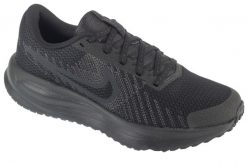 Buty do biegania damskie, Run Defy. Czarne obuwie sportowe damskie Nike, bez wzorów, z materiału, do biegania. Za 229.99 zł.