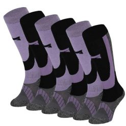Skarpety narciarskie Xtreme, 6 par. Fioletowe skarpety damskie XTREME SOCKSWEAR, bez wzorów, z materiału. Za 255.84 zł.
