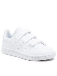 Adidas Sneakersy Stan Smith Cf C FX7535 Biały. Białe buty sportowe dziewczęce Adidas, bez wzorów, ze skóry, bez zapięcia. Za 179.99 zł.