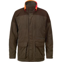 Płaszcz przeciwdeszczowy Pinewood Småland. Brązowe kurtki męskie Pinewood, bez wzorów, sportowe, bez kaptura. Za 1,064.00 zł.
