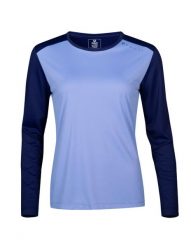 Koszulka damska Halti Salves LS. Fioletowe koszulki sportowe damskie Halti, s, bez wzorów, z materiału, bez kołnierzyka, bez ramiączek, do biegania. Za 174.99 zł.