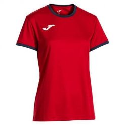 Koszulka treningowa damska Joma Combi. Czerwone koszulki sportowe damskie Joma, s, bez wzorów, bez kołnierzyka. Za 142.00 zł.