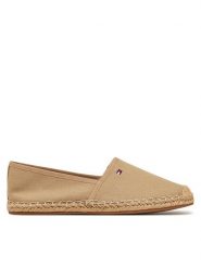 Tommy Hilfiger Espadryle Flag Canvas Espadrille FW0FW08541 Brązowy. Brązowe espadryle damskie Tommy Hilfiger, bez wzorów, z materiału, bez obcasa, bez zapięcia. Za 169.99 zł.