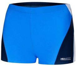 Spodenki pływackie męskie Aqua Speed Alex. Białe kąpielówki męskie Aqua-Speed, l, bez wzorów, z dzianiny, do pływania. Za 59.00 zł.