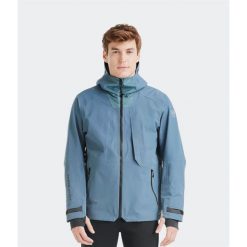 Kurtka przeciwdeszczowa z kapturem Horse Pilot Element. Niebieskie kurtki męskie HORSE PILOT, bez wzorów, do jazdy konnej. Za 1,583.60 zł.