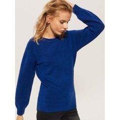 Sweter z szerokimi rękawami - Niebieski. Niebieskie swetry damskie House. Za 59.99 zł.