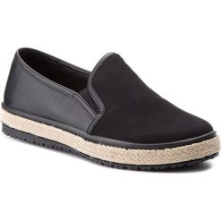 Espadryle JENNY FAIRY - WS17051 Czarny. Czarne espadryle damskie Jenny Fairy, ze skóry ekologicznej. Za 59.99 zł.