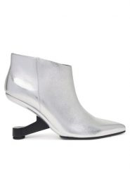 United Nude Botki Eamz Yoyo 1102661403 Srebrny. Szare botki damskie United Nude, ze skóry, bez obcasa, na słupku, bez zapięcia. Za 1,689.00 zł.