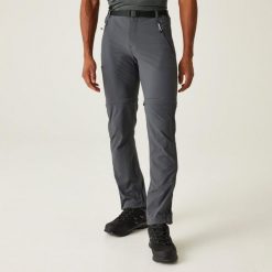 Xert Stretch III Zip Off męskie trekkingowe spodenki. Szare krótkie spodenki sportowe męskie Regatta, m, bez wzorów, trekkingowe. W wyprzedaży za 412.50 zł.