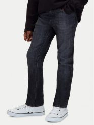 Calvin Klein Jeans Jeansy LVCKTJC19B Czarny Slim Fit. Czarne jeansy dla chłopców Calvin Klein Jeans, z bawełny. Za 289.99 zł.