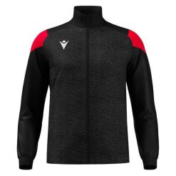 Bluza dresowa z pełnym zamkiem błyskawicznym Macron Prometheus. Czarne bluzy męskie Macron, l, bez wzorów, z dresówki, bez kaptura. Za 326.00 zł.