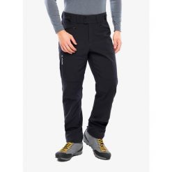 Spodnie softshell Vaude Elope Softshell Pants. Czarne spodnie sportowe męskie Vaude, na lato, bez wzorów, z softshellu, trekkingowe. Za 509.19 zł.