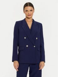 ViCOLO Marynarka TB0223 Granatowy Regular Fit. Niebieskie żakiety damskie ViCOLO, s, bez wzorów, z wiskozy. Za 619.99 zł.