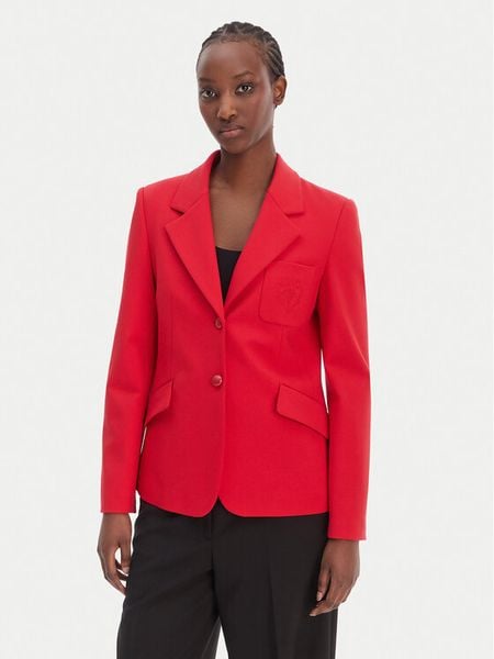 JOOP! Marynarka Jil2 30102036 Czerwony Regular Fit. Czerwone żakiety damskie JOOP!, bez wzorów. Za 1,599.00 zł.