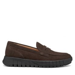 Mokasyny Geox. Brązowe mokasyny damskie Geox. Za 449.99 zł.