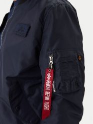 Alpha Industries Kurtka bomber MA-1 TTC Two Tone 126101 Granatowy Regular Fit. Niebieskie kurtki męskie Alpha Industries, l, bez wzorów, z syntetyku, bez kaptura. Za 649.99 zł.