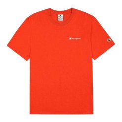 Męska Koszulka Z Krótkim Rękawem. Brązowe koszulki sportowe męskie Champion, m, bez wzorów, bez kołnierzyka, bez ramiączek, trekkingowe. Za 135.99 zł.