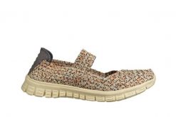 Półbuty Rock Talia Peachberg 032998, Beżowy, Materiał - 38. Brązowe obuwie sportowe damskie Rock Spring, na lato, bez wzorów, z materiału, rockowe, bez obcasa, bez zapięcia. Za 219.99 zł.