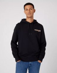 WRANGLER GRAPHIC HOODIE MĘSKA BLUZA LOGO NADRUK W674I4100 112331943. Bluzy męskie Wrangler, m, bez wzorów, z kapturem. Za 199.99 zł.
