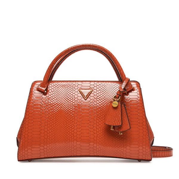 Torebka Guess. Brązowe torebki do ręki damskie Guess, z aplikacjami, klasyczne, bez dodatków. Za 359.99 zł.