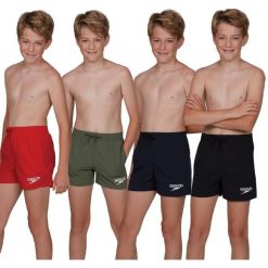 Spodenki kąpielowe dla dzieci Speedo Essential 13". Zielone spodenki dla dziewczynek Speedo, na lato, bez wzorów, z nylonu, eleganckie. Za 119.99 zł.
