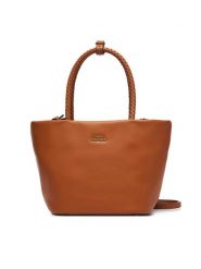 Tommy Hilfiger Torebka Th Marina Bucket Leather AW0AW18739 Brązowy. Brązowe torebki do ręki damskie Tommy Hilfiger, bez wzorów, ze skóry, marine, bez dodatków. Za 849.99 zł.
