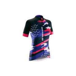 Koszulka krótki rękaw na rower 900 CLOUDS damska. T-shirty damskie marki B'TWIN. W wyprzedaży za 119.99 zł.
