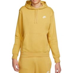 Polarowa bluza z kapturem Nike Sportswear Club. Brązowe bluzy męskie Nike, m, bez wzorów, z polaru, z kapturem. Za 322.99 zł.