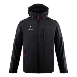 Męska Kurtka Soft Shell Stenshuvud. Czarne kurtki męskie Alpinus, m, bez wzorów, sportowe, bez kaptura. Za 347.99 zł.