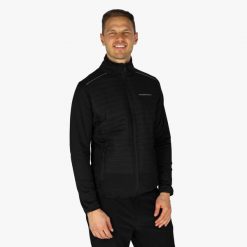 Sweter treningowy trening męski Swedemount On Course Fullzip szybkoschnący. Czarne buty sportowe męskie SWEDEMOUNT, m, bez wzorów, na fitness i siłownię. Za 279.99 zł.