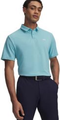 Under Armour Koszulka męska polo UNDER ARMOUR Tee To Green Pique Polo niebieska L. Niebieskie koszulki polo męskie Under Armour, l, bez wzorów, bez ramiączek. Za 135.99 zł.