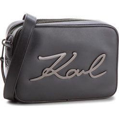 Torebka KARL LAGERFELD - 86KW3033 Blk/Gn Mtl. Listonoszki damskie marki KARL LAGERFELD. W wyprzedaży za 789.00 zł.