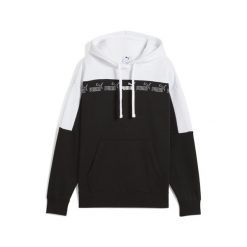 Damska bluza z kapturem Around the Block PUMA Black. Czarne bluzy sportowe damskie Puma, bez wzorów, z dzianiny, z kapturem, do biegania. W wyprzedaży za 184.00 zł.