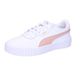 Buty damskie Puma Carina 3.0. Białe obuwie sportowe damskie Puma, bez wzorów, trekkingowe. Za 209.00 zł.