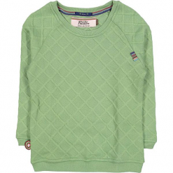 Sweter "In My House" w kolorze zielonym. Zielone swetry dla dziewczynek 4FunkyFlavours Kids. W wyprzedaży za 102.95 zł.