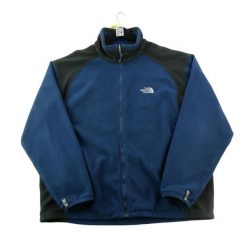 Second life - Kurtka polarowa męska Denali granatowa - Stan dobry. Niebieskie kurtki sportowe męskie The North Face, m, bez wzorów, z materiału, trekkingowe. Za 143.46 zł.