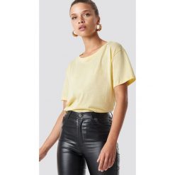 NA-KD Basic T-shirt oversize - Yellow. T-shirty damskie marki NA-KD Basic. Za 52.95 zł.