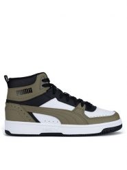 Puma Sneakersy REBOUND-JOY-JR 37468715 Khaki. Brązowe buty sportowe chłopięce Puma, bez wzorów, z tworzywa sztucznego, bez zapięcia. Za 259.99 zł.