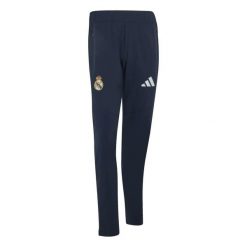 Spodnie dresowe Real Madrid Tiro 2026/27. Niebieskie spodnie sportowe męskie Adidas, s, bez wzorów, z dresówki, do piłki nożnej. Za 323.50 zł.